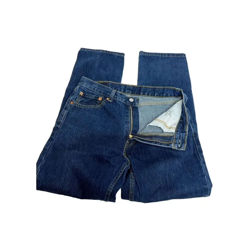 Levi’s dark wash 505 straight leg jeans 33 X 32